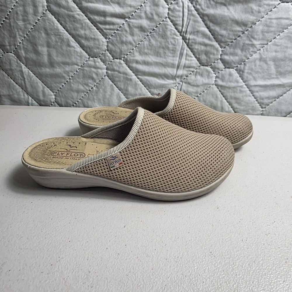 Fly Flot Shoes Slip On Clogs Womens Size 38